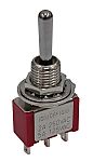 RS PRO Toggle Switch, Panel Mount, (On)-Off-(On), SPDT, Solder Lug Terminal, 125, 250V ac
