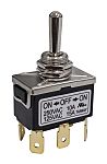 RS PRO Toggle Switch, Panel Mount, On-Off-On, DPDT, Solder Lug Terminal, 125, 250V ac