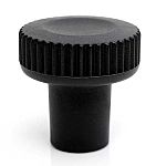 RS PRO Black Thermoplastic Thumbscrew Clamping Knob, M5, Threaded Mount