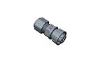 Amphenol Industrial, PWC IP67 Grey Threaded Mount 3 Power Connector Socket, Rated At 20A, 277 V