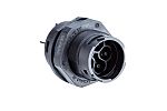 Amphenol Industrial, PWC IP67 Grey Threaded Mount 3 Power Connector Socket, Rated At 20A, 277 V