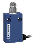 Telemecanique Sensors XCMH Series Roller Plunger Limit Switch, 1NO/1NC, IP66, IP67, 2P, Plastic Housing