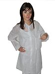 Medicom White Unisex Visitor Coat, XXL, 50Each per box