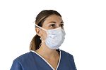 M21101-30 Kolmi Hopen White Polypropylene Face Mask for Medical, 330 x 300 x 230 mm