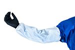 Kolmi Hopen WL-ME Blue Microporous Laminate Arm Protector for Cut Resistant Use, 500mm Length, 50 cm