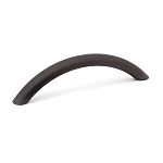 RS PRO Matt Black Aluminium Handle 57mm Height, 25mm Width, 227mm Length