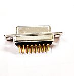 RS PRO 15 Way Panel Mount D-sub Connector Socket, with Panel