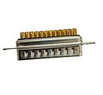 RS PRO 25 Way Panel Mount D-sub Connector Plug, with Panel