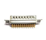RS PRO 25 Way Panel Mount D-sub Connector Plug, with Panel