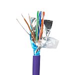 RS PRO, 305m Cat6, Purple Unterminated to, F/UTP Shielded, Unterminated LSZH Sheath