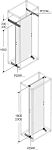 ABB PCCM Series Galvanised Steel Crosspiece, 300mm W, 48mm H, 47.5mm L For Use With PCCM0300