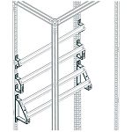 ABB EV1112 Series Pickled Steel Sheet Support Rail, 160mm W, 125mm H, 210mm L For Use With EV1112