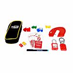 RS PRO Black/Blue/Red/White/Yellow 6-Lock Metal Lockout Kit