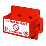 Padlockable Power Outlet Lockout