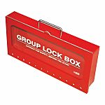 RS PRO Red 12-Lock Steel Group Lock Box