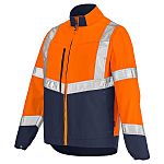 Cepovett Safety 3HVN3PI Navy/Orange Men Hi Vis Jacket, 1