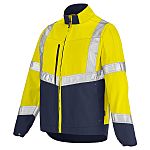 Cepovett Safety 3HVN3PI Yellow/Navy Men Hi Vis Jacket, 1