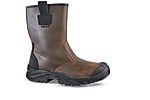 Jallatte Black/Brown PUR Toe Capped Unisex Safety Boot, UK 11, EU 46