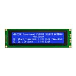 NEWHAVEN DISPLAY INTERNATIONAL NHD-0440WH-ATMI-JT# Alphanumeric LCD Alphanumeric Display, White on Blue, 4 Rows by 40