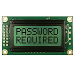 NEWHAVEN DISPLAY INTERNATIONAL NHD-0208BZ-RN-YBW NHD-0208BZ Alphanumeric LCD Alphanumeric Display Yellow/Green, 2 Rows