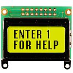 NEWHAVEN DISPLAY INTERNATIONAL NHD-0208AZ-FL-GBW NHD-0208AZ Alphanumeric LCD Alphanumeric Display, Yellow-Green on