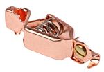 RS PRO Crocodile Clip Crocodile Clip Connection, Copper Contact, 75A, Orange