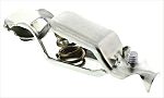 RS PRO Crocodile Clip Crocodile Clip Connection, Zinc-Plated Steel Contact, 20A, Grey