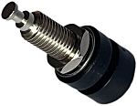 RS PRO Black Female Banana Connector, 15A, 30 V ac, 60V dc, Nickel Plating