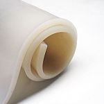 RS PRO White Silicone Rubber Sheet, 1m x 1.2m x 0.5mm10 MPa