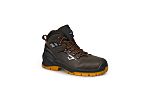 Bicap SEAL MID Black, Orange Composite Toe Capped Unisex Safety Boots, UK 12.5, EU 46