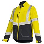 Cepovett Safety 3FLST3PI Black, Yellow Unisex Hi Vis Jacket, M