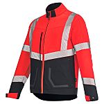 Cepovett Safety 3FLST3PI Black, Red Unisex Hi Vis Jacket, XXXL