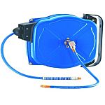 SAM Wall Mounted 10m Air Hose Reel, 10mm Inner Diameter, 15mm Outer Diameter