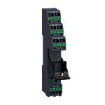 Schneider Electric Harmony Relay RXM 300V DIN Rail Relay Socket, for use with RSB1A160, RSB2A080 Relays
