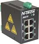 Red Lion TX Series DIN Rail Mount Ethernet Switch, 6 RJ45 Ports, 10/100Mbit/s Transmission, 10 → 30V dc