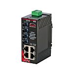 Red Lion SL-6ES Series Panel Mount Ethernet Switch, 4 RJ45 Ports, 10/100Mbit/s Transmission, 10 → 30V dc