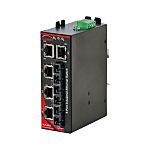 Red Lion SLX Series DIN Rail Mount Ethernet Switch, 5 RJ45 Ports, 10/100Mbit/s Transmission, 10 → 30V dc