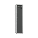 RS PRO 1 Door No Steel Dark Grey, Light Grey Storage Locker, 1778 mm x 381 mm x 457mm