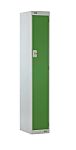 RS PRO 1 Door No Steel Green, Light Grey Storage Locker, 1800 mm x 450 mm x 450mm