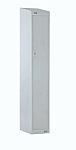 RS PRO 1 Door No Steel Light Grey Locker, 1800 mm x 300 mm x 450mm