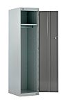 RS PRO 1 Door No Steel Dark Grey, Light Grey Storage Locker, 1800 mm x 600 mm x 600mm