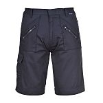 Portwest S889 Navy 35% Cotton, 65% Polyester Work shorts, 30 → 32in