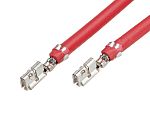 Molex Female Micro-One to Female Micro-One Crimped Wire, 150, 22, Red