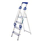 RS PRO 4 steps Step Ladder, 0.84m platform height, 0.82mm open length