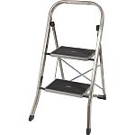 Escalones RS PRO de 2 peldaños, alt. plataforma 0.47m, de aluminio