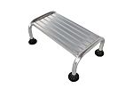 Escalones RS PRO de 1 peldaño, alt. plataforma 0.22m, de aluminio