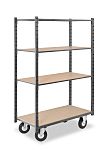 Manorga 4 Shelf Trolley Trolley, 1310 x 600mm, 400kg Load