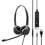 Sennheiser IMPACT SC 665 USB Black Wired 3.5 mm Jack, USB On Ear Headset