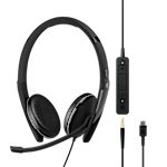 Sennheiser ADAPT 165T USB II Black Wired 3.5 mm Jack, USB On Ear Headset