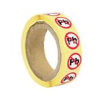 RS PRO White Paper Safety Labels, Pb Lead Free Lable-Text